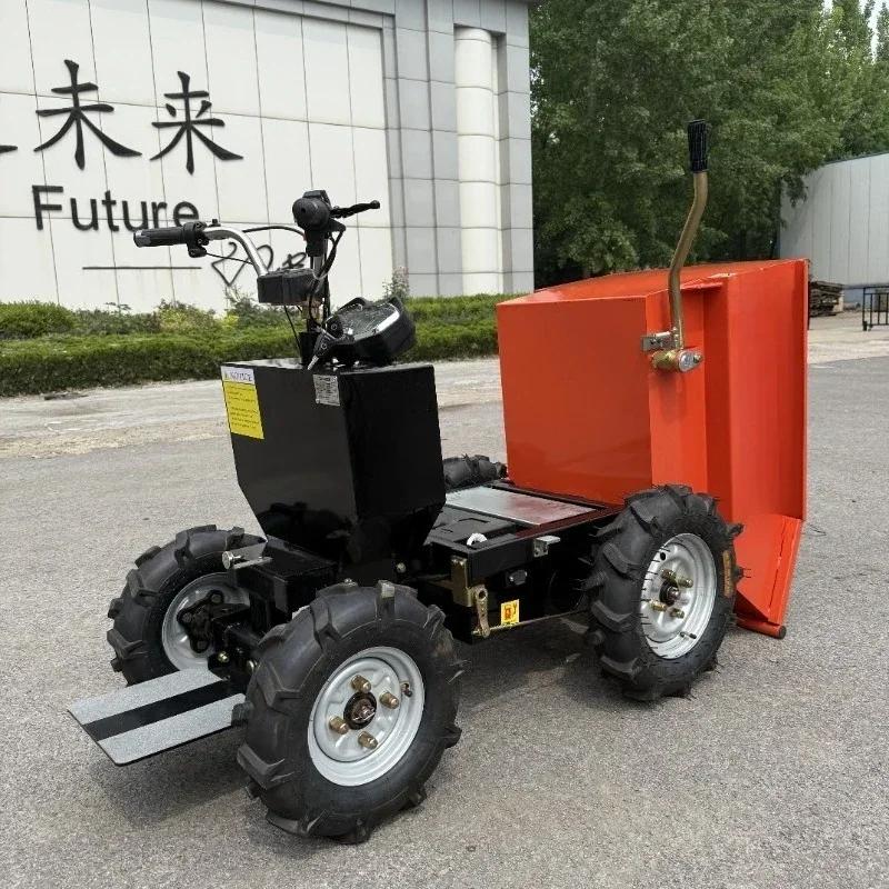 Elektrische 4x4 mini- en rupskipper met bouw- en landbouwsporen