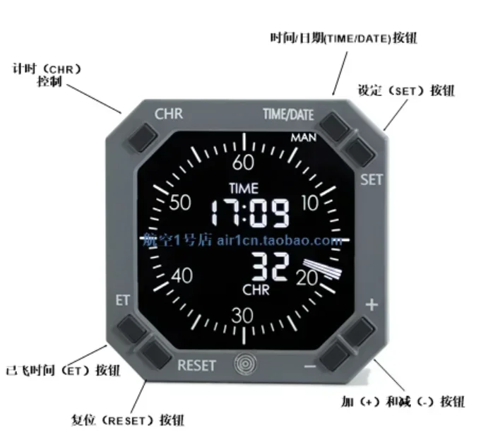 

2022new 737 CLOCK Boeing BOEING simulator aviation instrument clock alarm clock, aircraft simulation clock