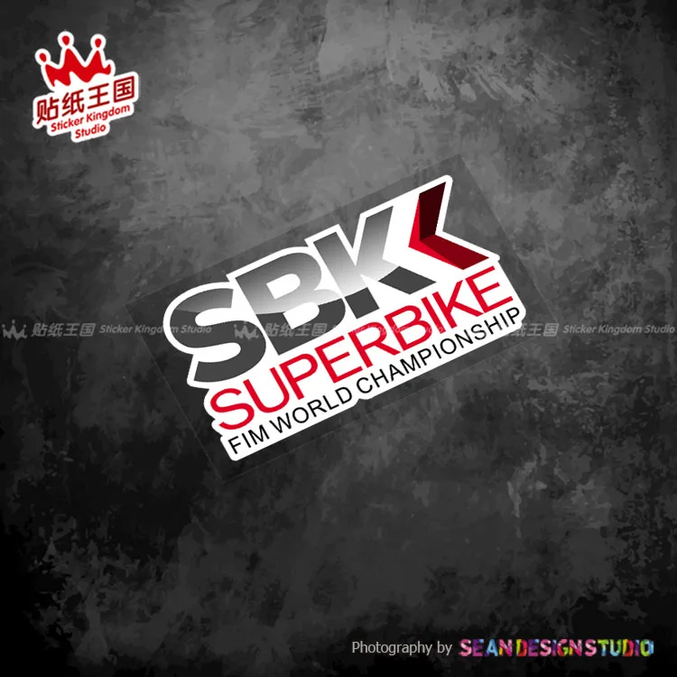 For SBK Superbike Decals Motorcycle Motor bike Waterproof Stickers 05