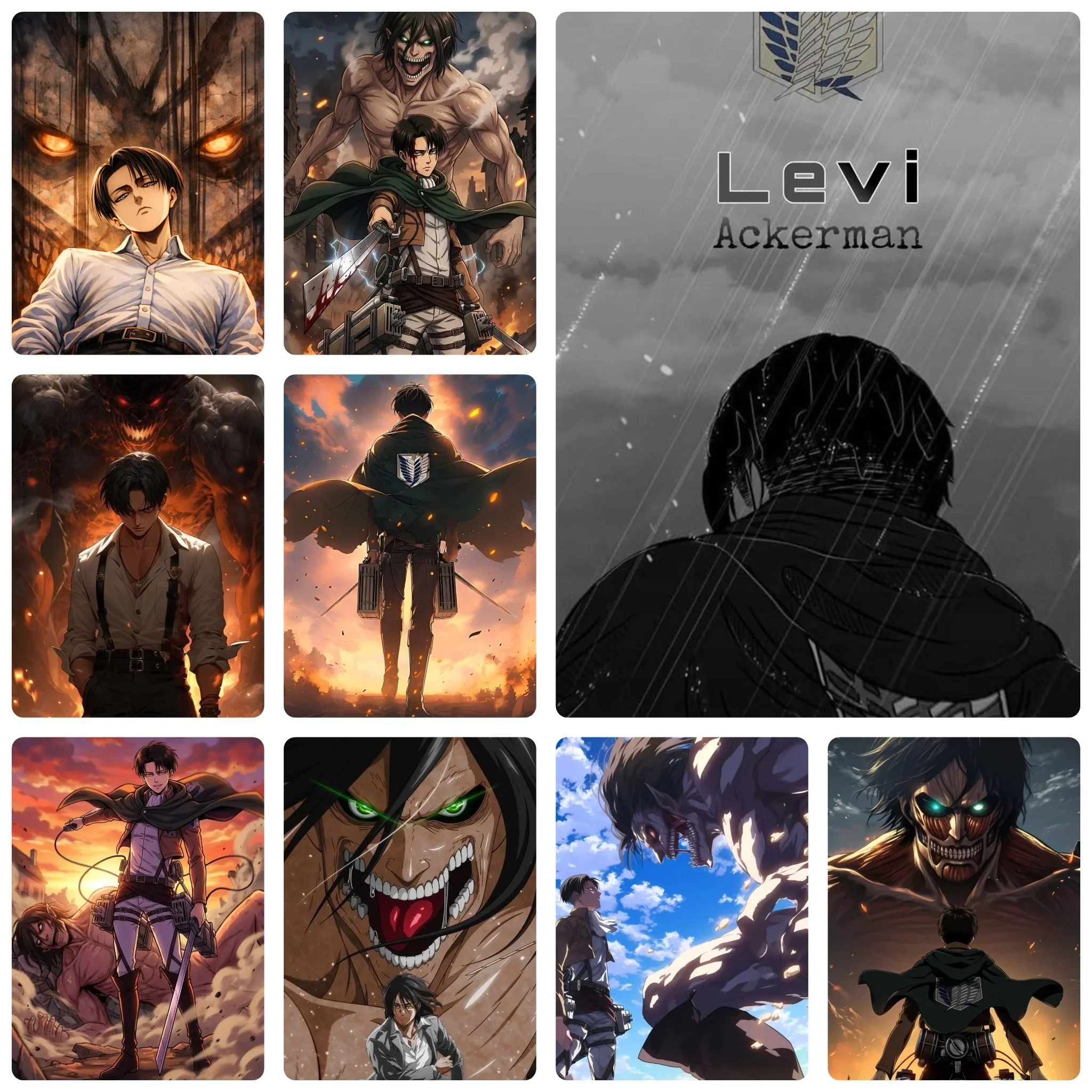 DIY 5D Diamond Painting, Attack On Titan Anime Character Art, Hobby Craft for Home Wall Decor, Ideal Gift for Art Lovers