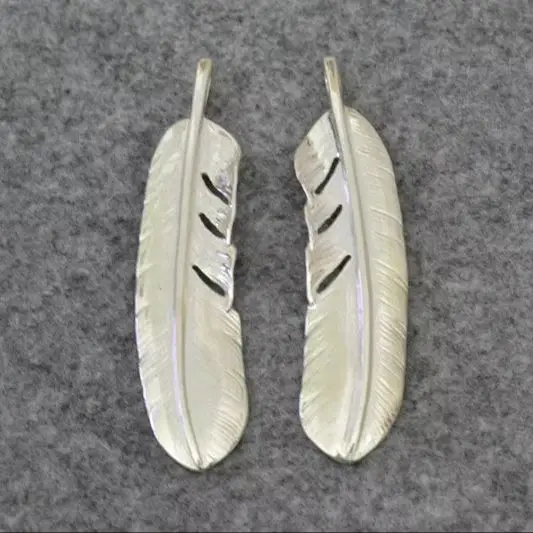 

Подвеска из стерлингового серебра 925 пробы с перьями, изысканное элитное издание, японские модные украшения, кулон Yu Wenle в одном стиле