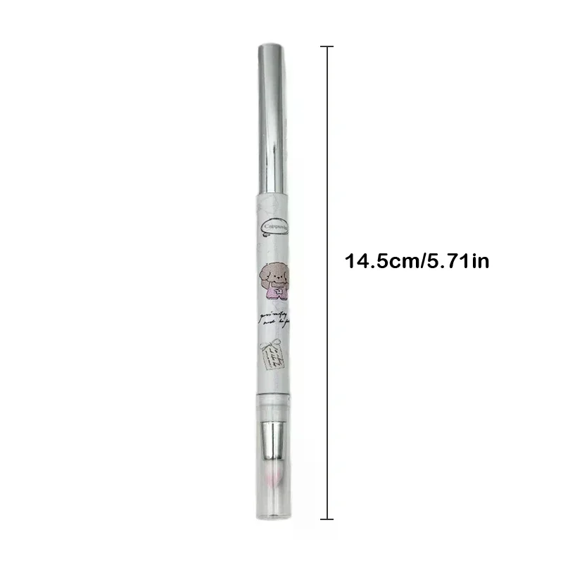 Cappuvini Pearlescent Eyeliner Gel With Brush Blend Silky Smooth Tea Brown Lying Silkworm Waterproof Eye Liner Pencil Makeup