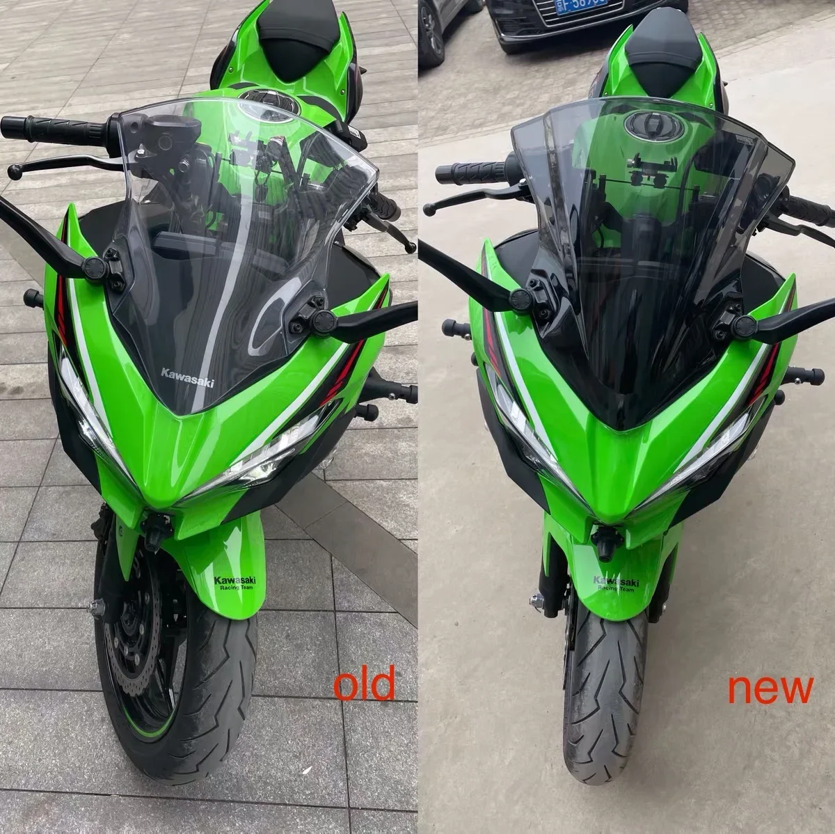 For Kawasaki Ninja400 Ninja 400 250 2018 2019 2020 2021 2022 2023 Motorcycle Windshield Wind Screen Double Bubble