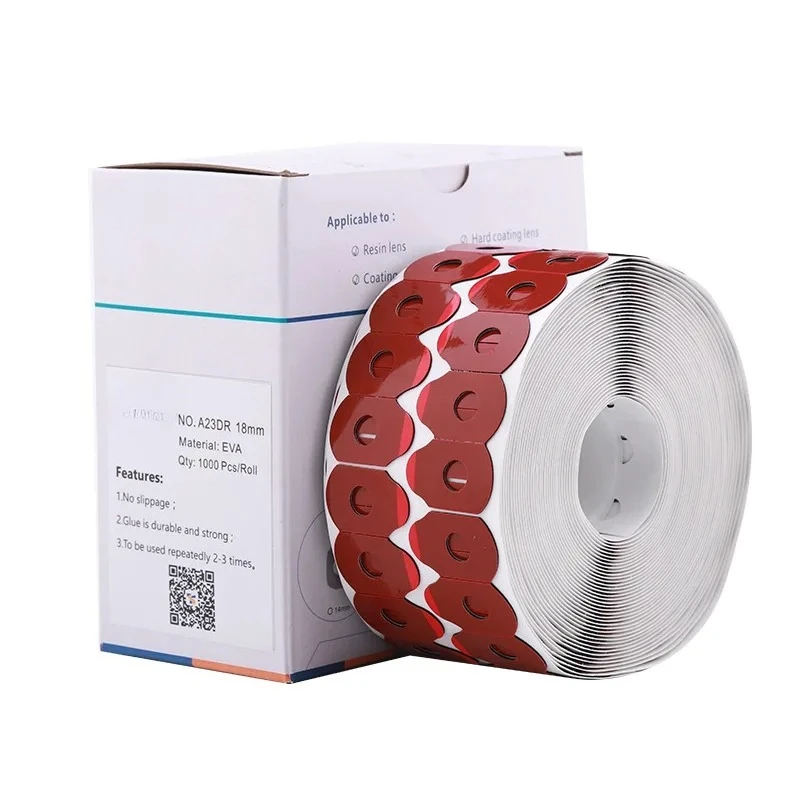 Optical Lens Edge Adhesive Blocking Pad Sticker Anti Slip Disc Processing Protective Film for ESSILOR/BRIOT/WECO/NIDEK