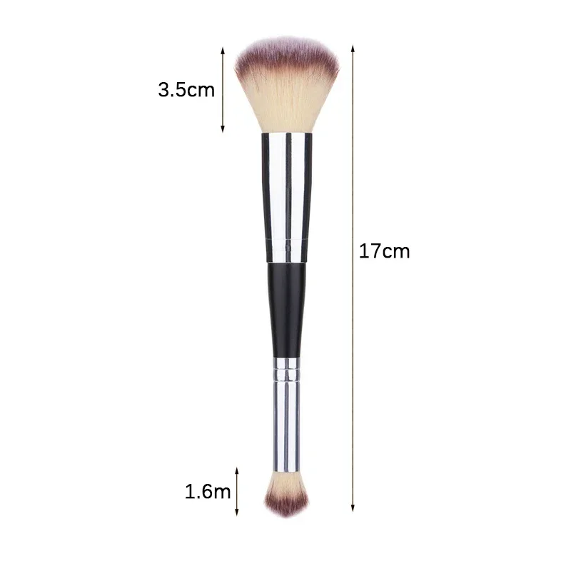 1Pc Doppel-Headed Professionelle Concealer Lidschatten Große Bronzer Pinsel Kontur Hervorhebung Schönheit Kosmetik Make-Up Pinsel Werkzeug