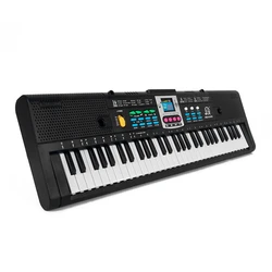 Quality MQ 61 Keys Electronic Piano Digital Music Electronic Keyboard Musical Instrument Gift with Microphone for Kids Beginners