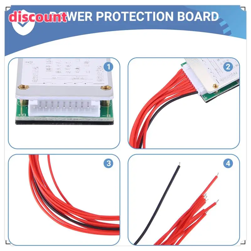

Excellenttqualityy-10S 36V 37V 15A Li- Lipo Lithium Battery Bms Pcb Pcm Power Protection Board