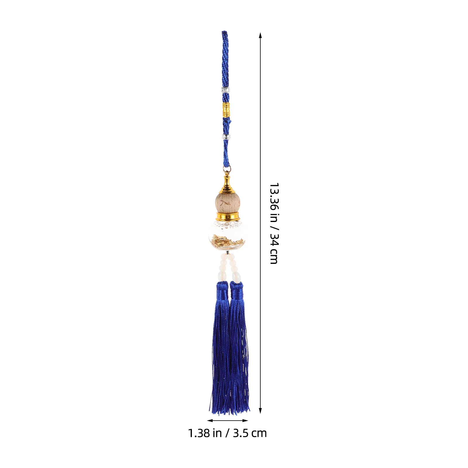 Double Tassel Gourd Car Rearview Mirror Hanging Pendant Lucky Charm Feng Shui Decoration Interior Accessory Feng Shui Wall Art