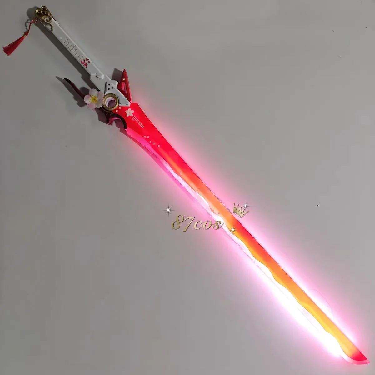 Lucia Crimson Abyss Pink Cherry Blossom Katana Weapons Game Punishing Gray Raven Cosplay Prop Halloween Party Costume Accessory