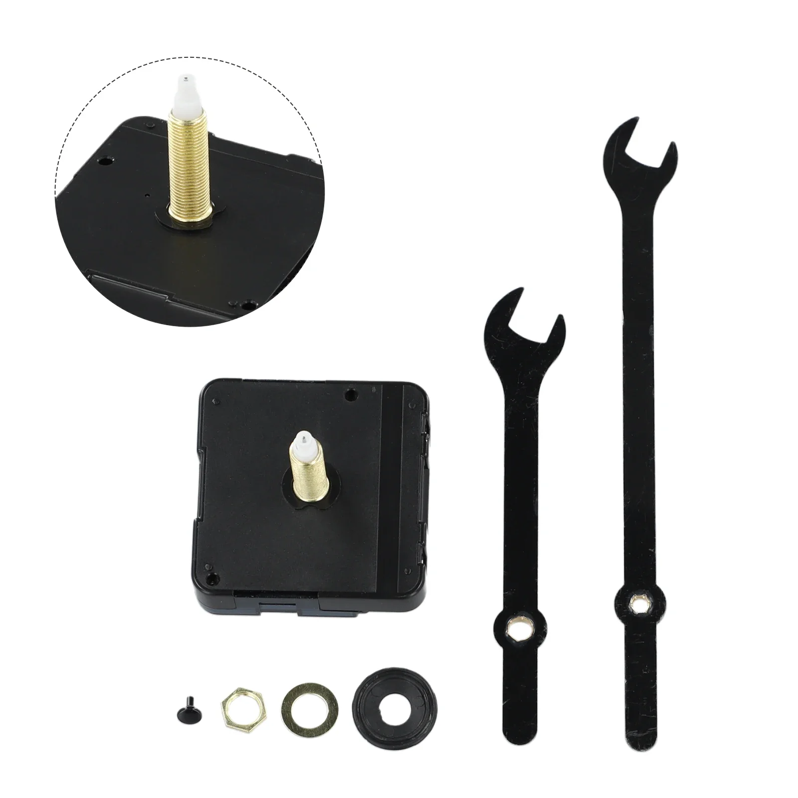 Battery Operated Repair Replacement Parts Wall Clock Mechanism Kit for Wooden Wall Clocks and Metal Wall Clocks