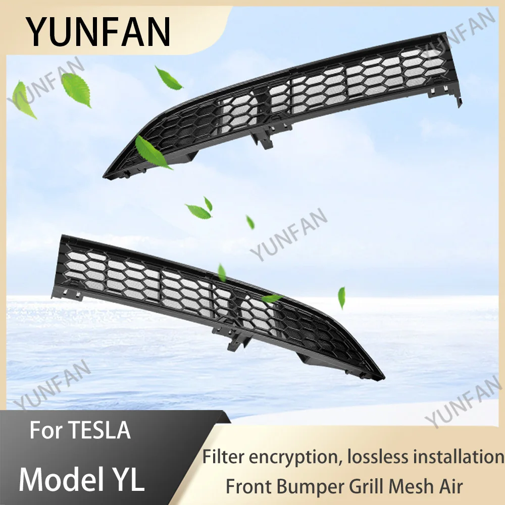 Anti-Dust Insect Screen 2026 For Tesla Model YL Front Bumper Inner Vent Protector Accessories
