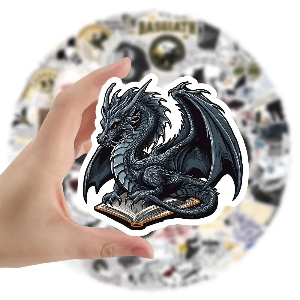 Fantasy Fourth Wing Novel Cartoon Sticker -50/100Pcs Waterproof Graffiti Sticker Classic Toy DIY Luggage Laptop Decoration