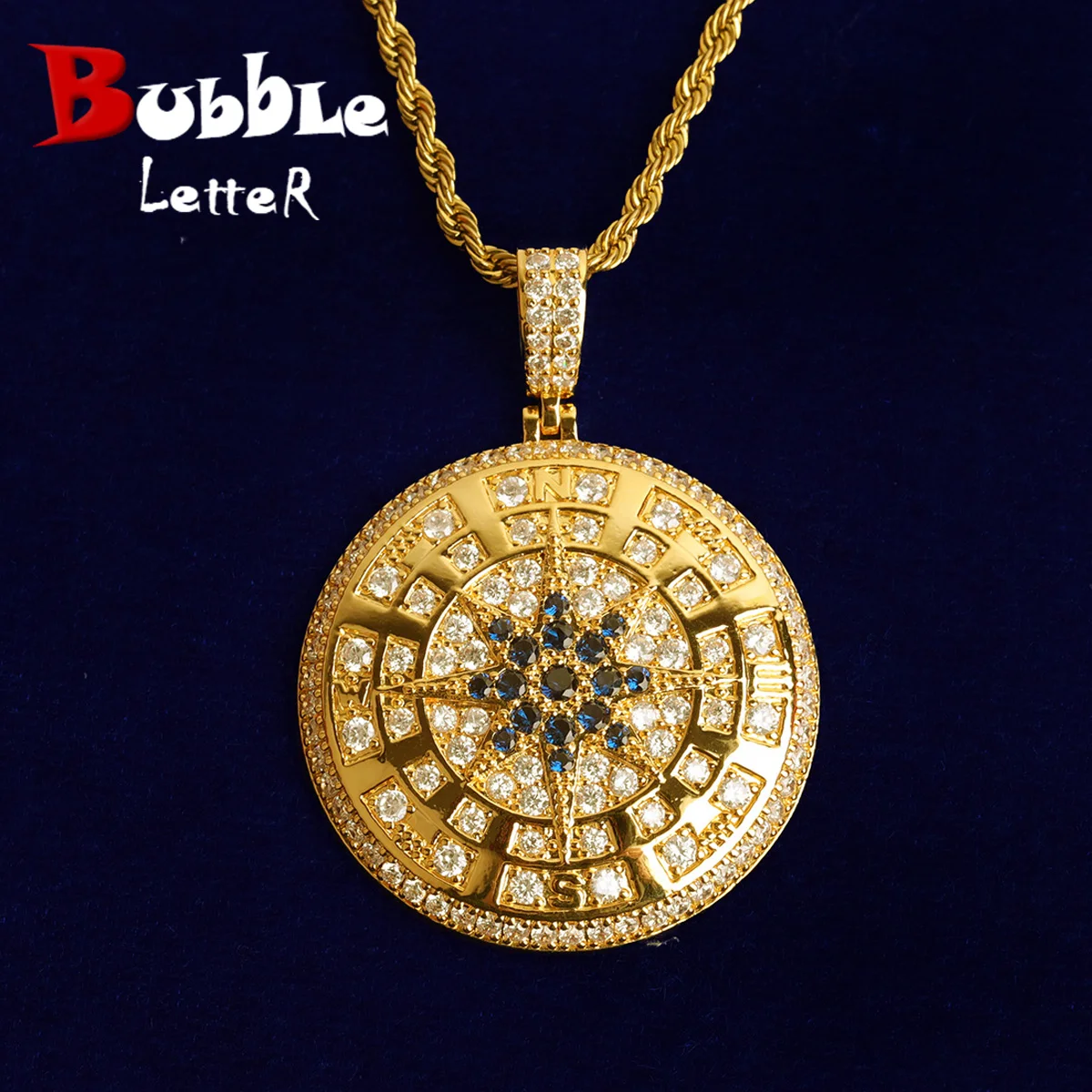 

Украшение в стиле хип-хоп для мужчин, украшение с надписью «Bubble»