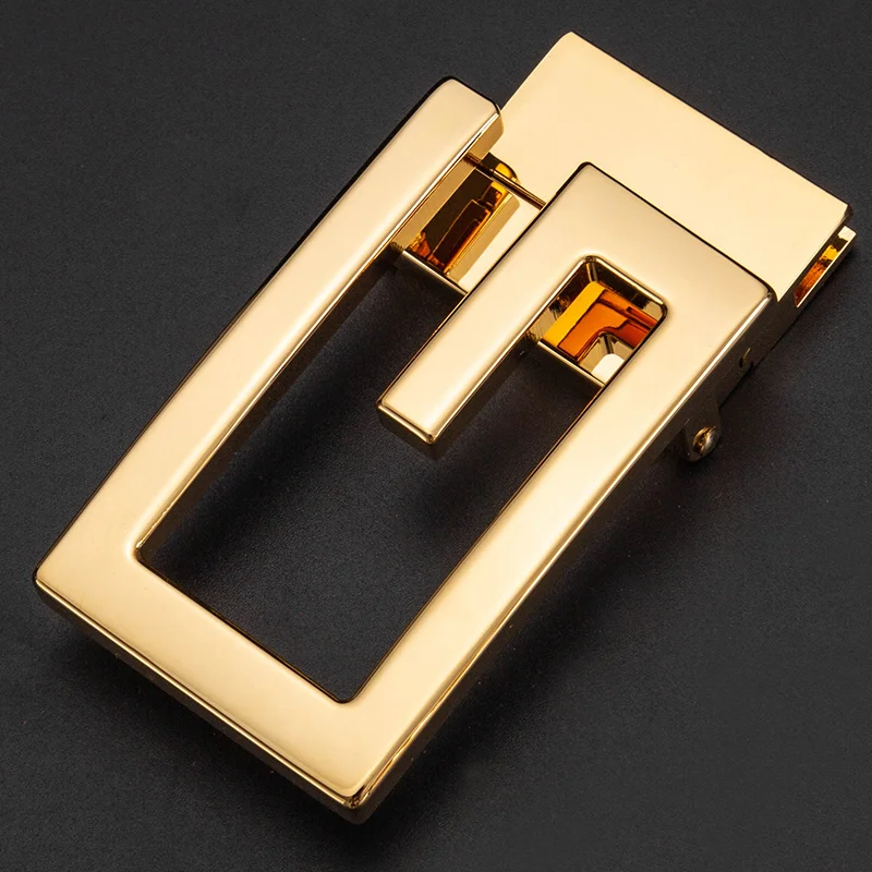 high-end-pure-copper-belt-buckle-head-smooth-rotatable-men's-belt-buckle-rustproof-smooth-surface-luxury-accessory