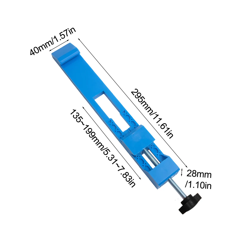 1pc Adjustable Cutting Machine Base Rail Guide For Circular Saw Milling Positioning Clamps Power Tools Replacement Parts