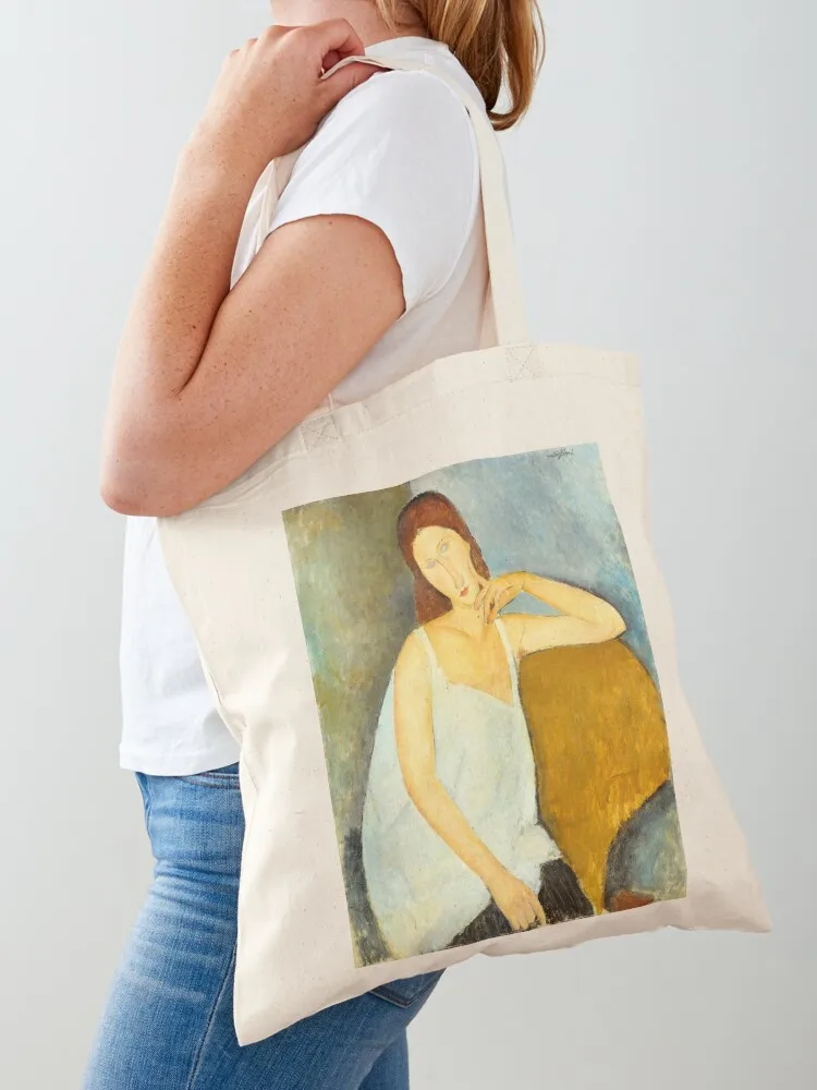 Jeanne Hébuterne، Modigliani Tote Bag حقيبة لطيفة حقيبة حمل حقيبة يد نسائية للمتسوقين الجامعيين