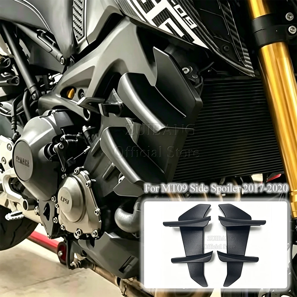 

For YAMAHA MT-09/SP 2017 2018 2019 2020 Wing Side spoiler FRONTAL SPOILERS MT09 Front spoiler Lower spoiler flank