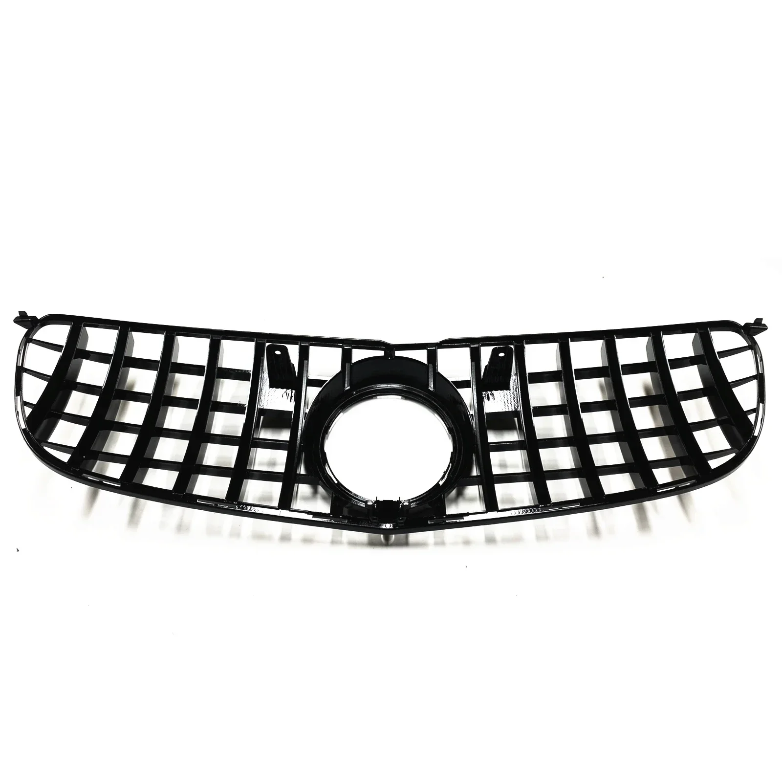 New！ Front Grille Grill For Mercedes-Benz GLS-Class X166 2016+ GLS400 GT Style Silver/Black Car Upper Bumper Intake Hood Mesh Gr