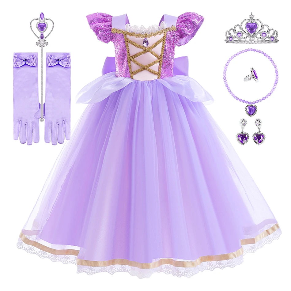 

Хэллоуин Золушка Фея с блестками платье принцессы для маленьких девочек сетчатые пышные платья детское карнавальное вечерние бальное платье косплей костюм для девочек