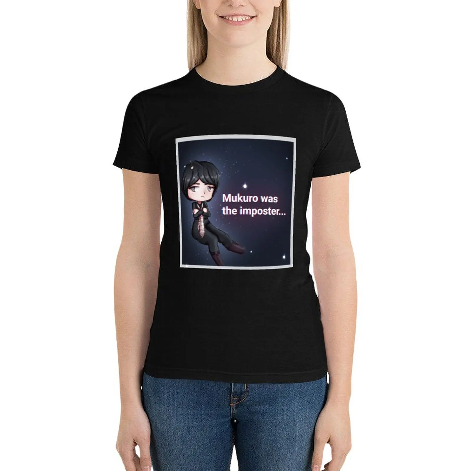 Imposter mukuro T-Shirt female new edition white t shirts for Women