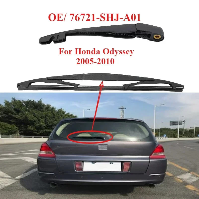 1Set High Quality Rear Windshield Windscreen Washer Wiper Arm Blade #76721-SHJ-A01 For Honda Odyssey 2005-2010  Car Accessories