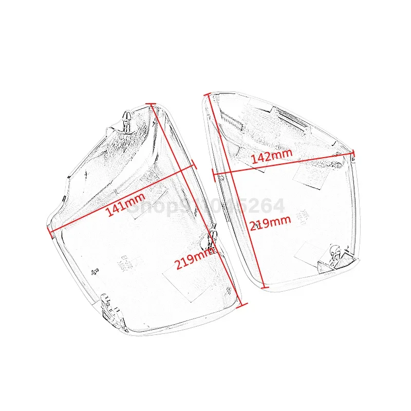 오토바이 사이드 블랙 배터리 커버 Yamaha XV700 XV 750 1000 1100 Virago 1984-Up Motocross 배터리 페어링 프로텍터