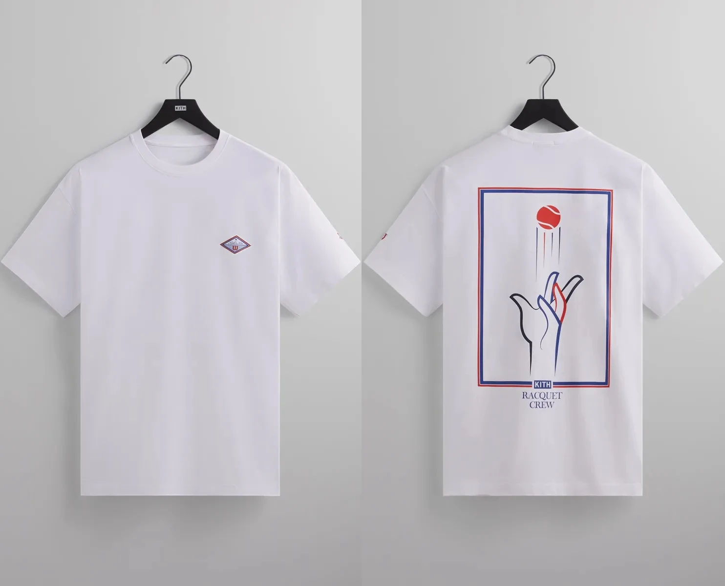 

KITH Co-branded City Flower Series American Tide Cotton Heavy Short Sleeve T-shirt Men and Women with Loose Round Collar