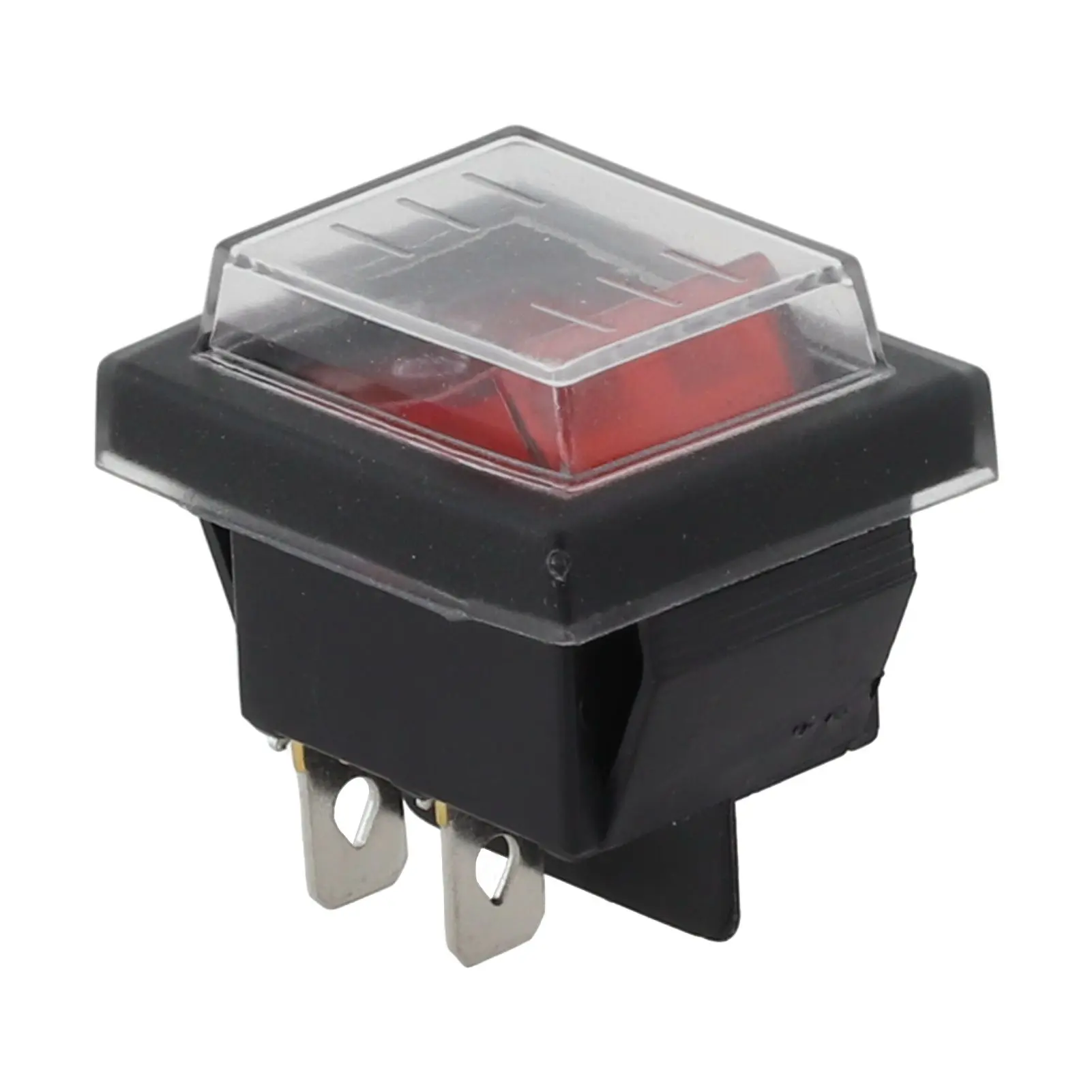 Robust Rocker Switch OnOff With IP Rating For Water Resistance Bright Red Light Indicator For Home Appliances And Electronics