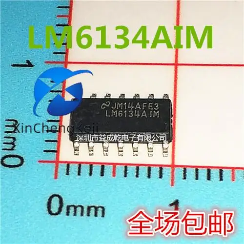 

30pcs original new LM6134AIMX LM6134AIM LM6134 SOP14 input/output operational amplifier