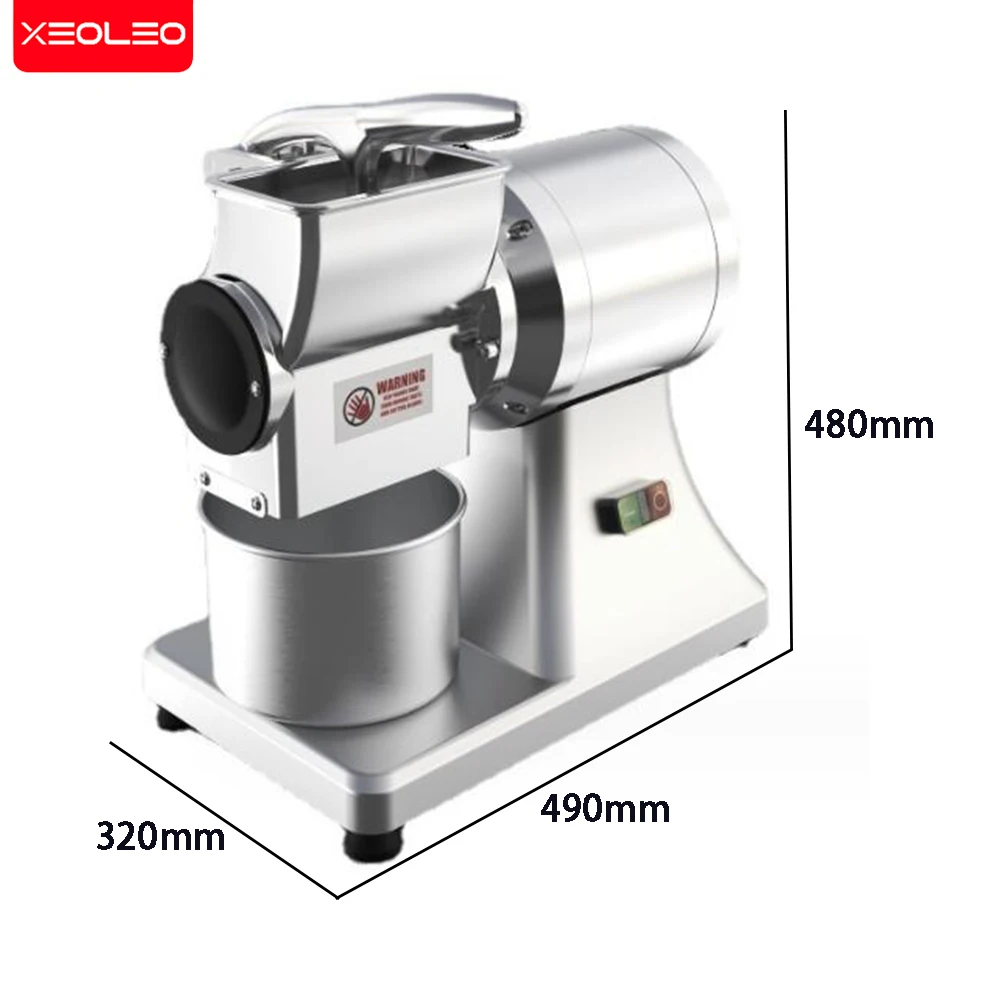 ماكينة مفرمة خضروات من الفولاذ المقاوم للصدأ من XEOLEO ، محضرة طعام للجبن والثوم ، 40 خدمة شاقة ، من من من نوع x W