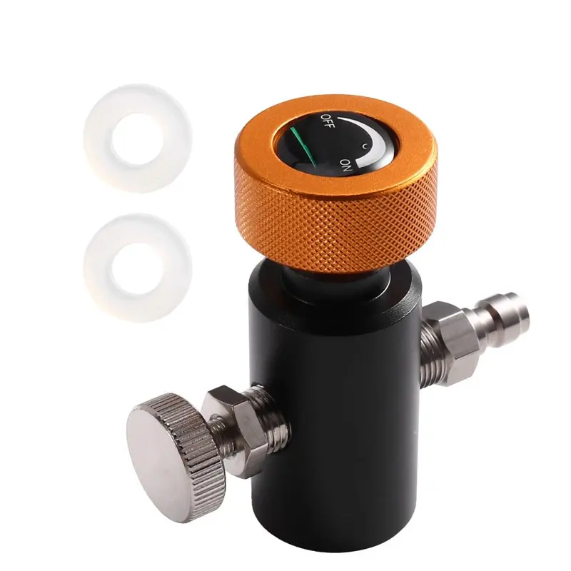 

TFORU-Double Hole With 8Mm Male Head And Deflated Screw Tr21-4 Thread Refill Adapter For Sodastream Quick Charging Adaptor