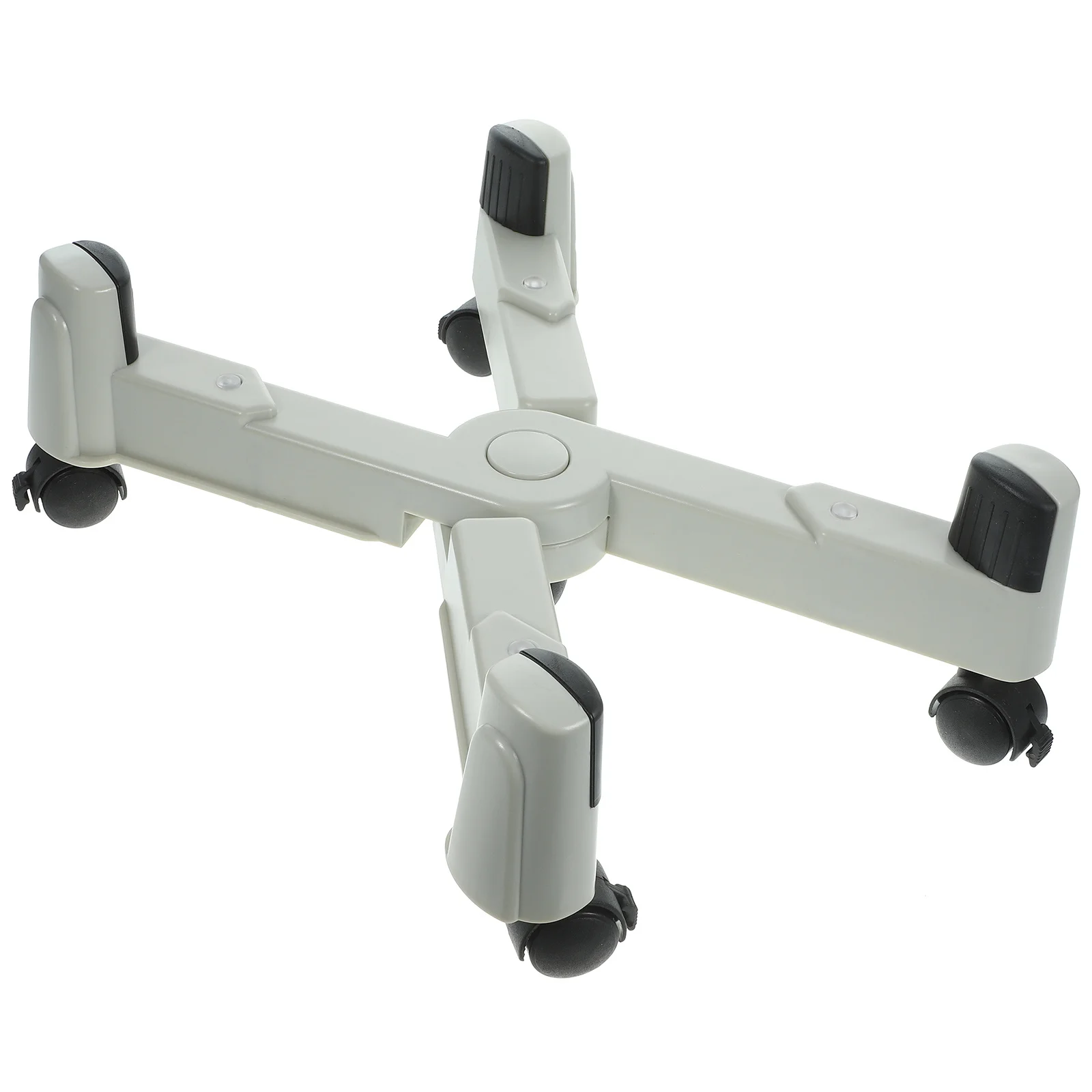 Computer Tower Stand With Wheels Heat Dissipation Design Modern Cpu Holder For Desktop Pc Accessory Mobile Rack Home