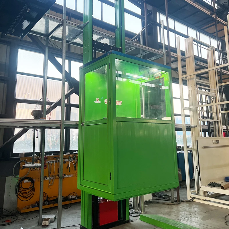 Nuevo elevador hidráulico de acero de alta calidad para el hogar con cable para uso residencial y al por menor de 2-4 historias