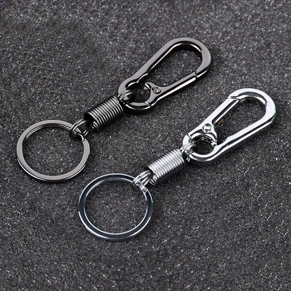 Simple Gourd Buckle Car Key Buckle Key Holder Keys Organizer Spring Key Chain Key Ring Pendant Carabiner Key Chain Man