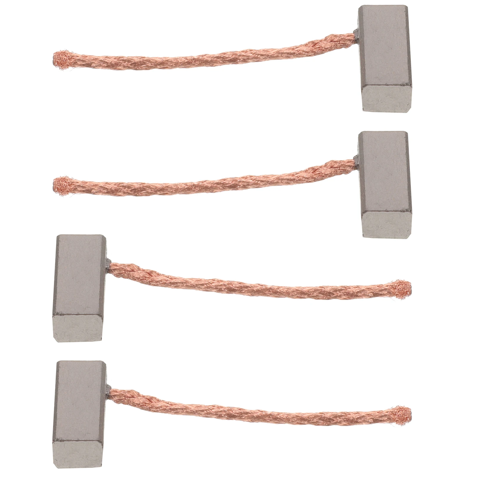 

4 Pcs Copper Carbon Brushes for Electric Motor Tools Drill Pump Fountain Bird Bath Garden Supplies Power Tool Replacement Parts