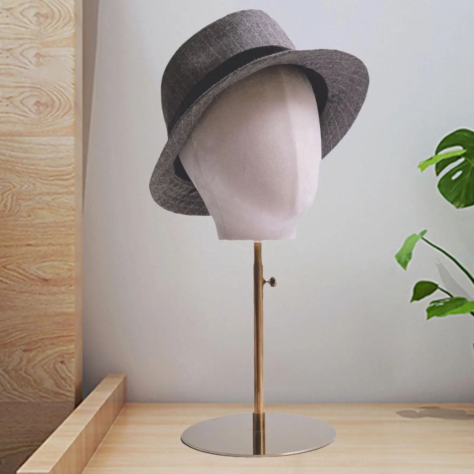 

Manikin Adjustable Height Wig Display Holder for Salon Beginner Stylist Home