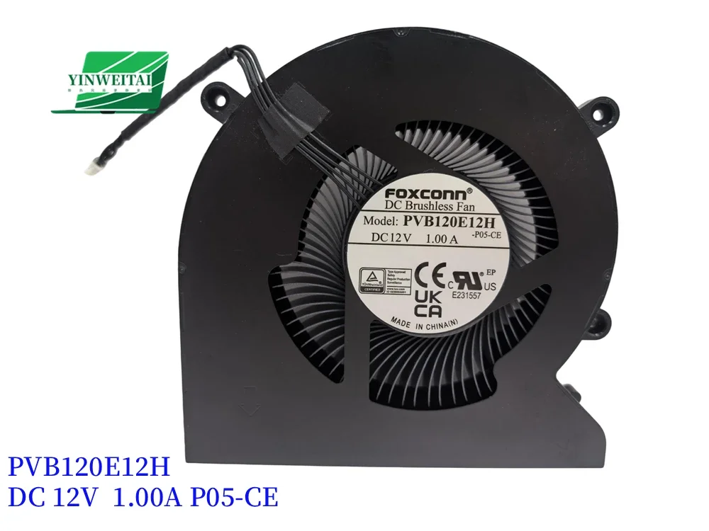 

Вентилятор для NUC QQ0R DFSCL42P165934 1323-01L5000 PVB120E12H P05-CE DC 12V 1A