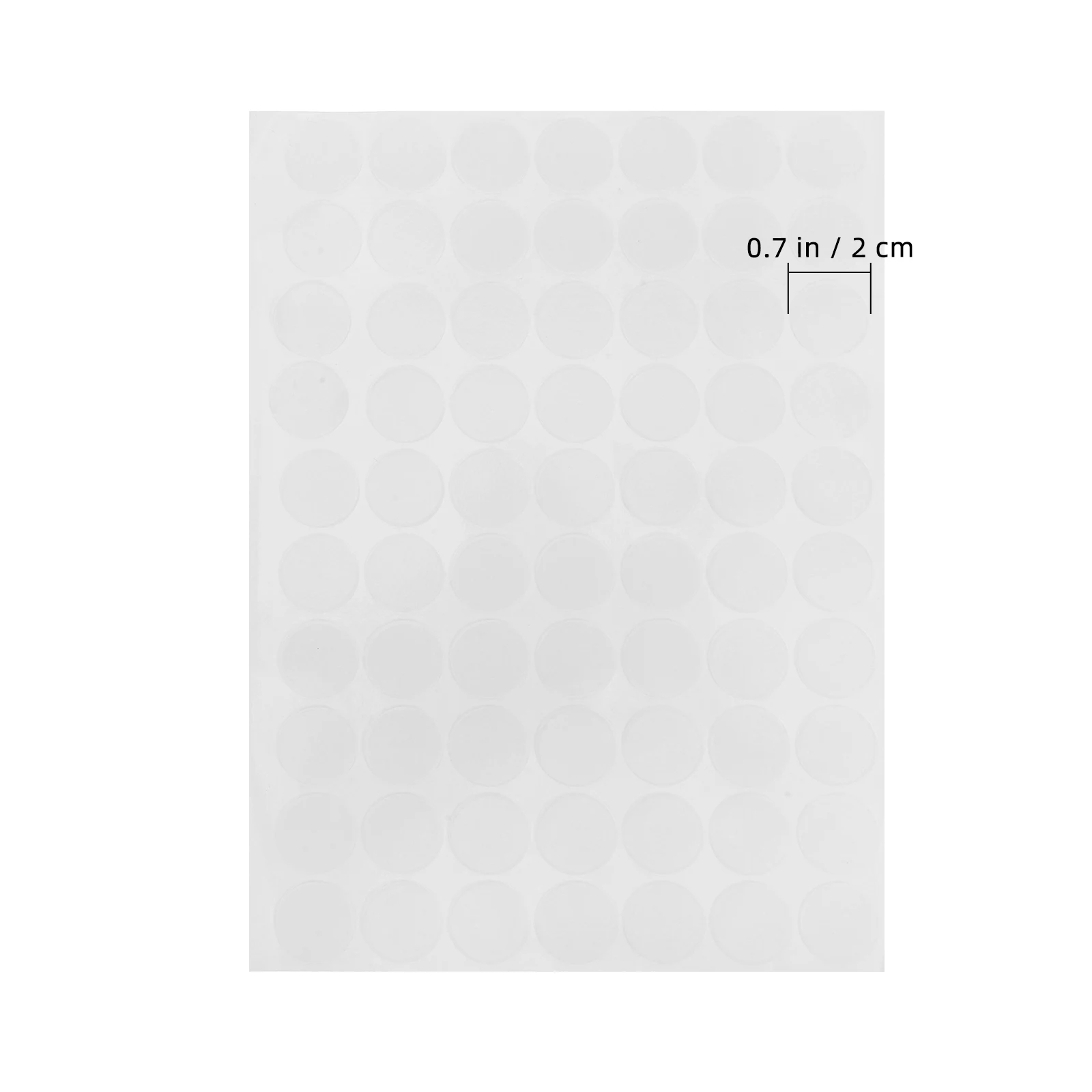 6 أوراق شفافة مستديرة من الأكريليك، شريط لاصق مزدوج الجوانب قابل للإزالة، ملصقات حائط لاصقة قوية للصور سهلة الإزالة