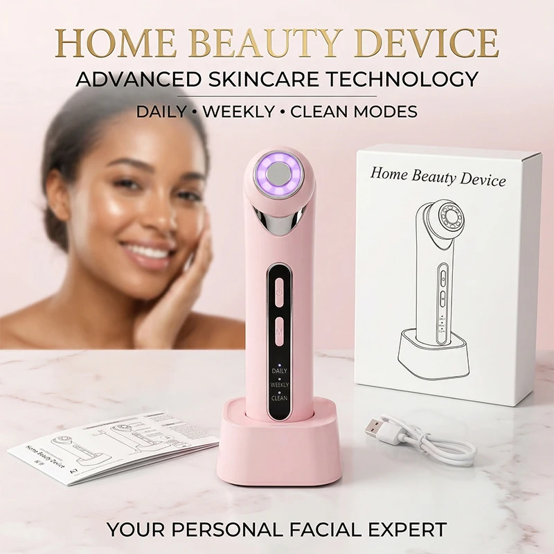 

Waterproof Heating Vibration Facial Massager Multifunctional Facial Massage Relaxation Beauty Device