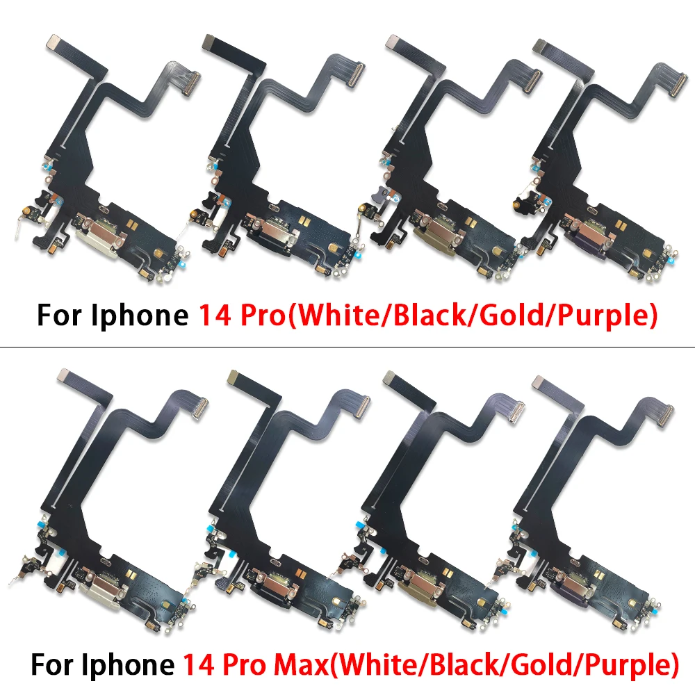 New For iPhone 14 Pro Max Plus USB Charge Port Jack Dock Connector Charging Board Flex Cable