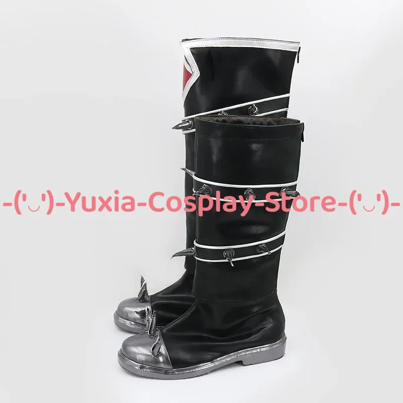 Yuxiacosplay! Buty Cosplay LoL Vi, rekwizyt postaci z anime, buty ze skóry PU, kostium na Halloween, karnawał, imprezę