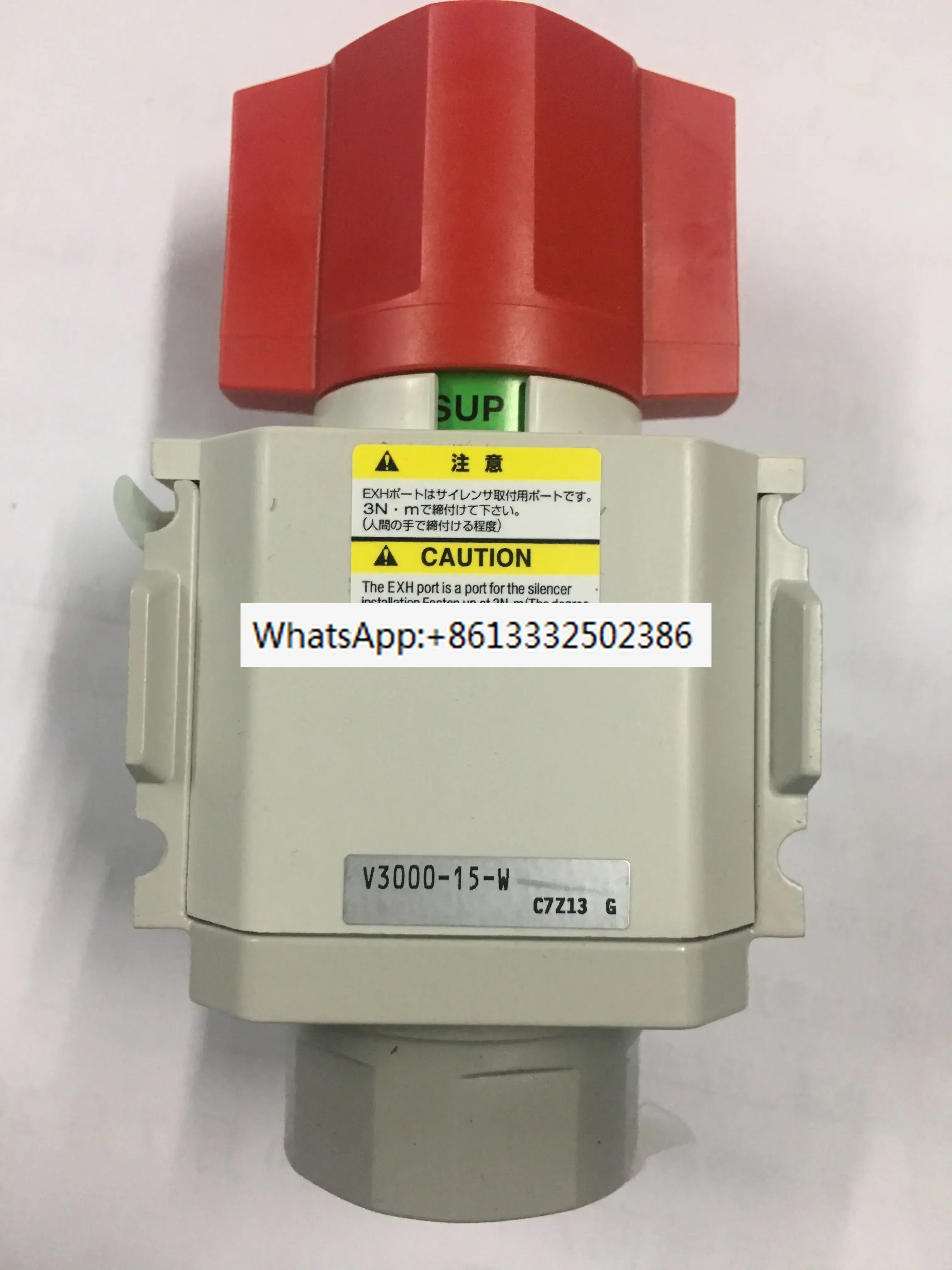 

Residual Voltage Discharge Valve V3010-15 V3000-15-W Manual Valve Brand New & Original