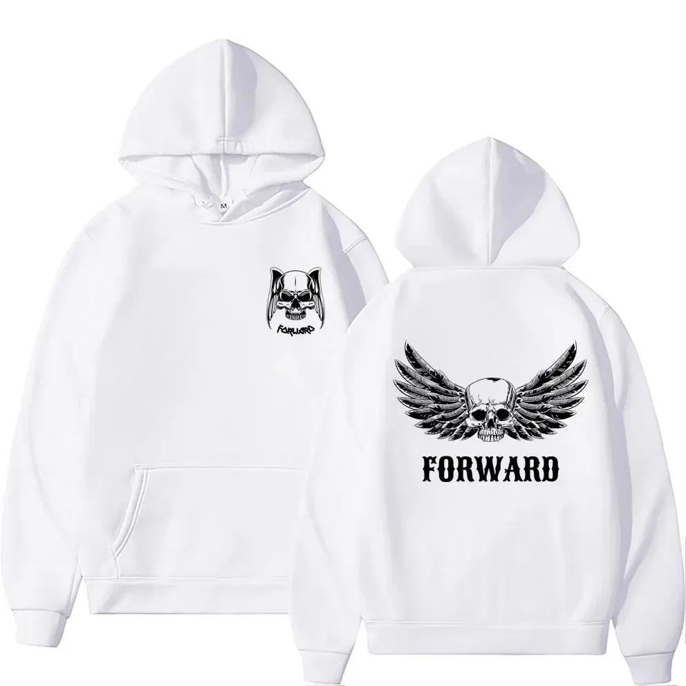 Retro Forward Observations Group Skeleton Wings Graphic Print Hoodie Male Vintage Oversized Hoodies Men Gothic Casual Sweatshirt