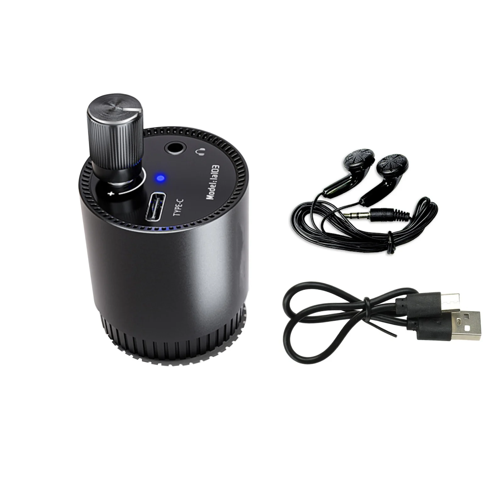 Water Mains Leak Detector Underground Pipe Leak Monitor Portable Type-C Leak Detector kit with Headphones For Indoor and Outdoor