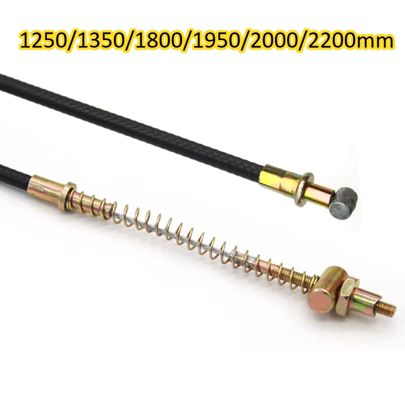 1250/1350/1800/1950/2000/2200mm Brake Cable Front Rear Drum Brake Line with Screws for Scooter Moped Bike Electrical Motorbike