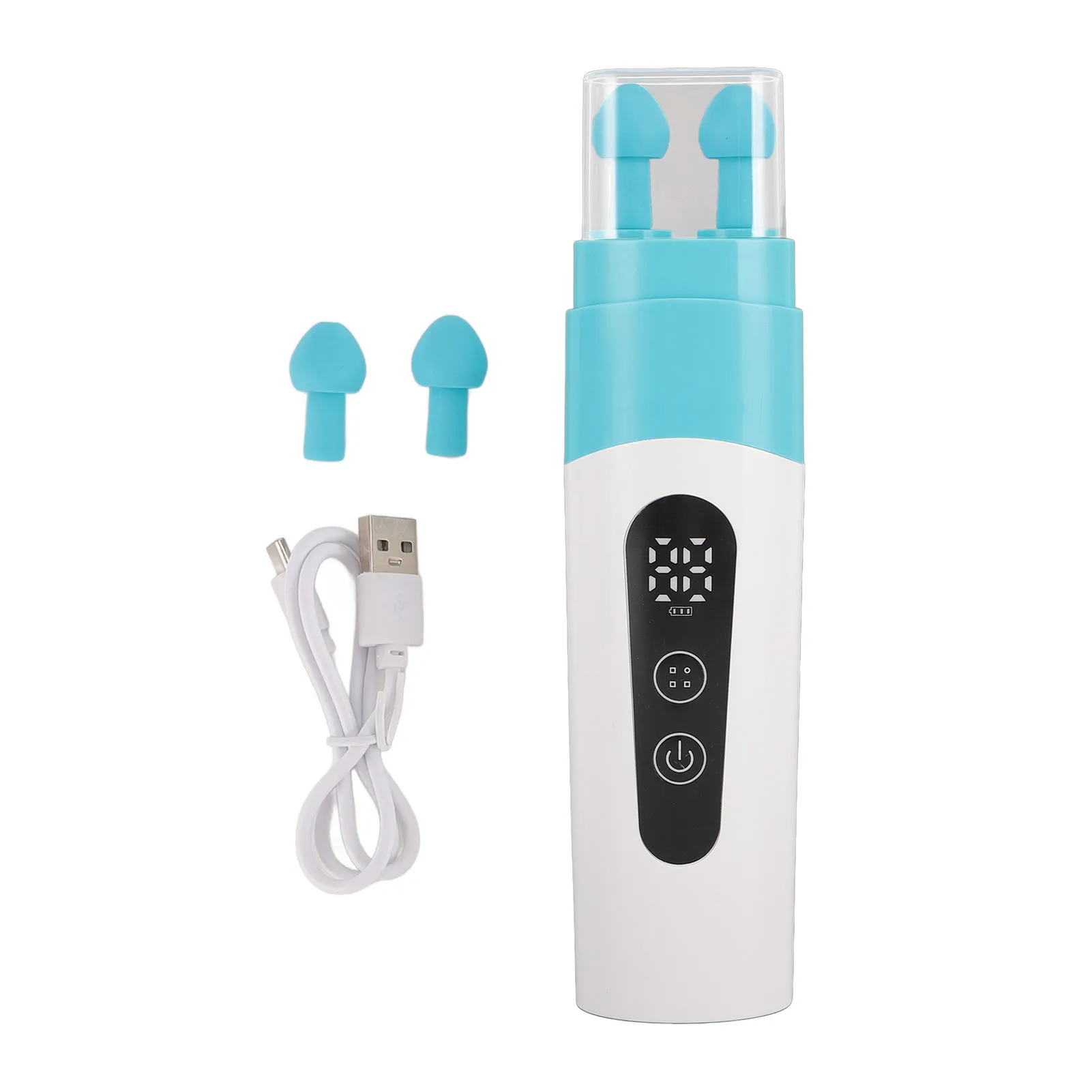 

Устройство для снятия давления ушей Eustachian Tube, двуглавое безопасное устройство USB C, перезаряжаемое для путешествий в самолете, дайвинга, плавания