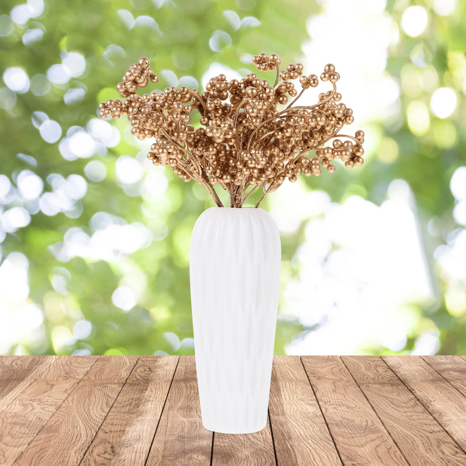 

12Pcs Artificial Berry Stems Christmas Decoration Simulated Berry Branches for Flower Arrangement Holiday Decor