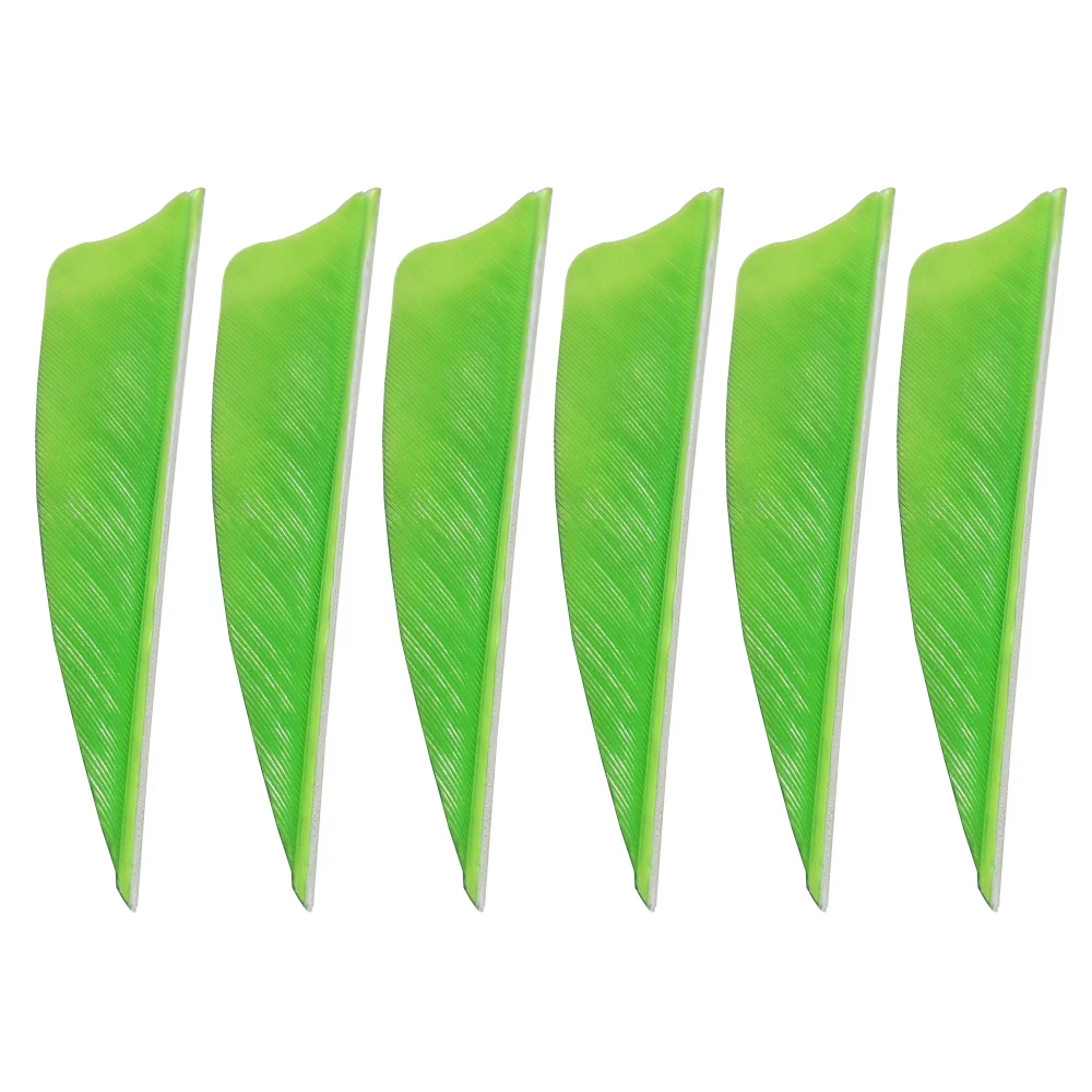 50pcs 3" Archery Turkey Feathers Shield Natural Fletching Left Wing Right Wing For Bow Arrow Hunting Shooting Accessories 5
