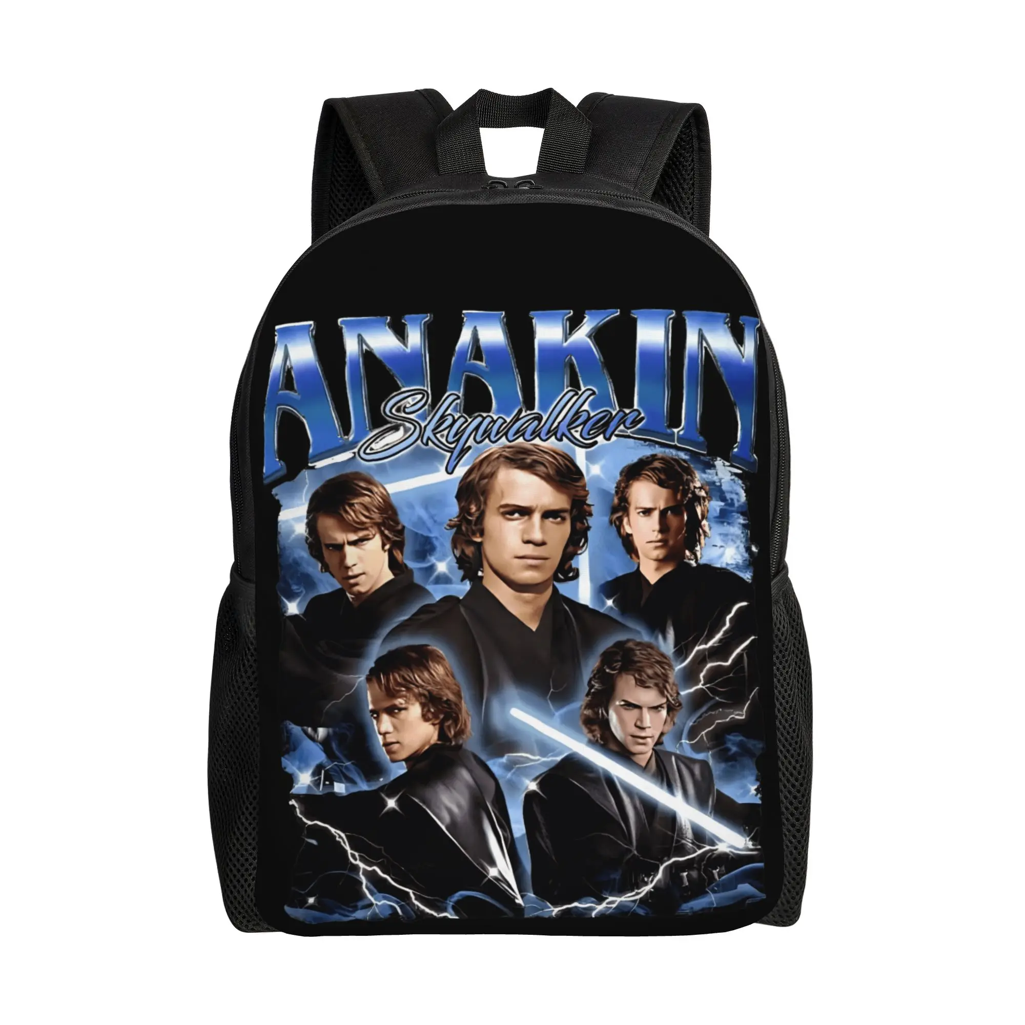 

Retro Anakin Skywalker Backpack Kawaii Backpacks Boy Girl Workout Lightweight High School Bags High Quality Rucksack