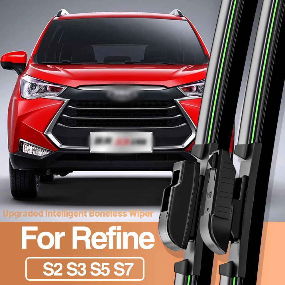 

2pcs For JAC Refine S2 S3 S5 S7 2013-2023 Front Windshield Wiper Blades Windscreen Window Accessories 2014 2016 2018 2020